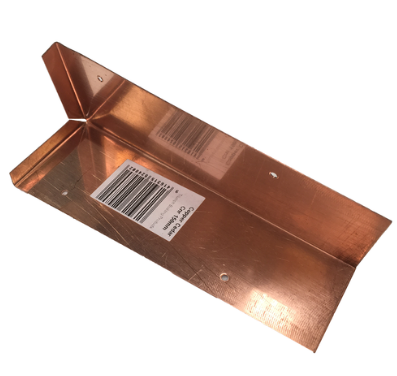 SOAKER CORNER WEATHER BOARD COPPER 150mm | Warehouse Building Supplies